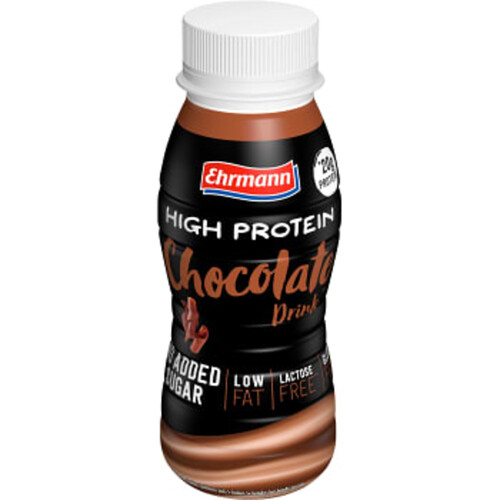Mjölkdryck Choklad Protein Laktosfri 250ml Ehrmann