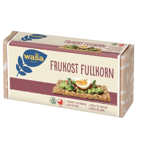 Knäckebröd Frukost Fullkorn 490g Wasa