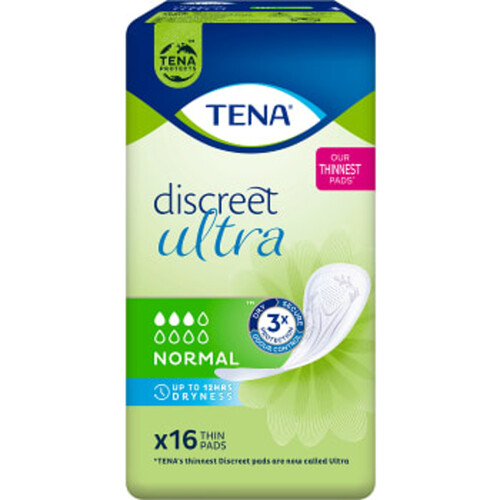 Inkontinensskydd Discreet Ultra Normal 16-p Tena