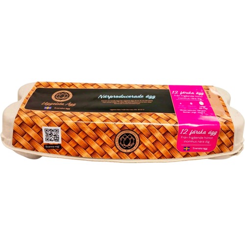 Ägg L 12-pack Frigående Uggelsta Ägg