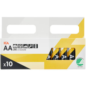 Batteri AA/LR6 10-p ICA