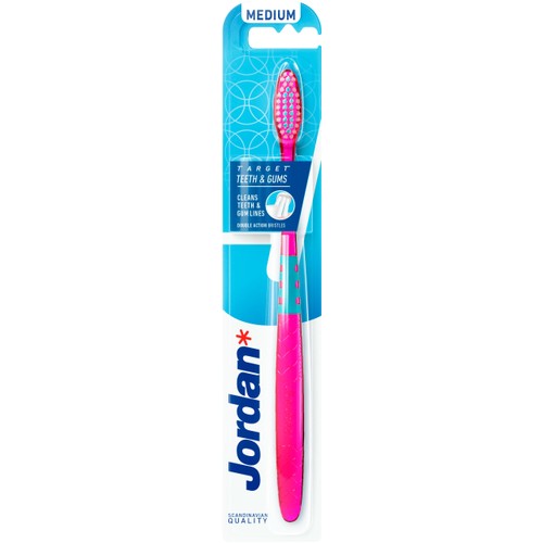 Tandborste Target Teeth & Gums Medium 1-p Jordan