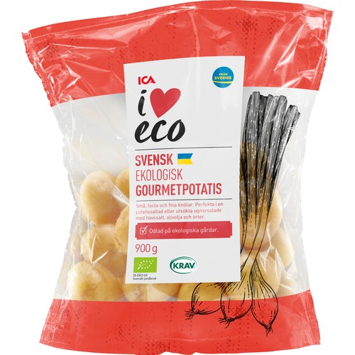 Gourmetpotatis Ekologisk 900g Klass 1 ICA I love eco