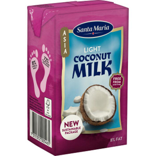 Coconut Milk Light 250ml Santa Maria
