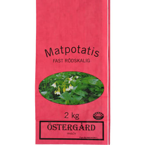 Matpotatis Rödskalig 2kg Östergård