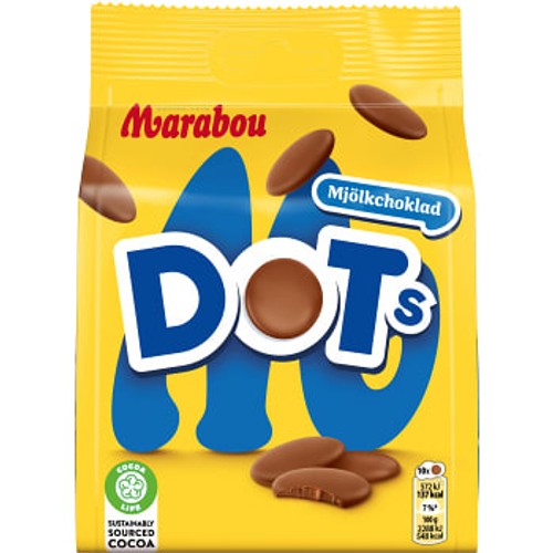 Chokladpåse DOTs Mjölkchoklad 120g Marabou