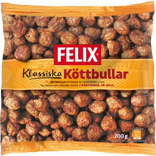 Köttbullar Klassiska frysta 700g Felix