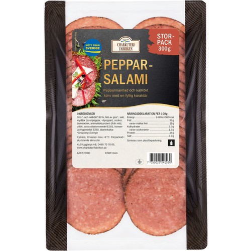 Pepparsalami 300g Charkuterifabriken