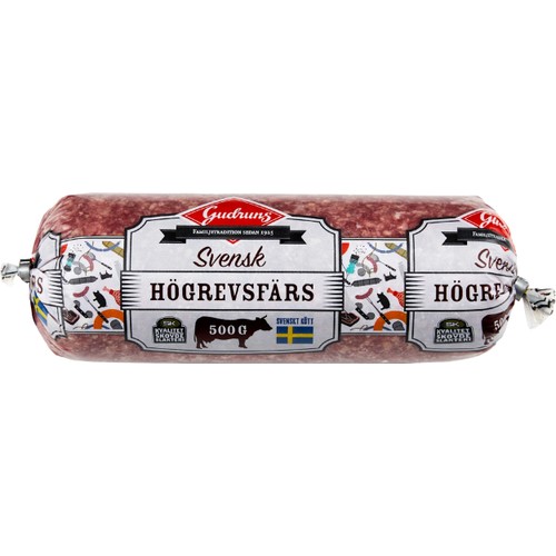 Högrevsfärs 500g Gudruns
