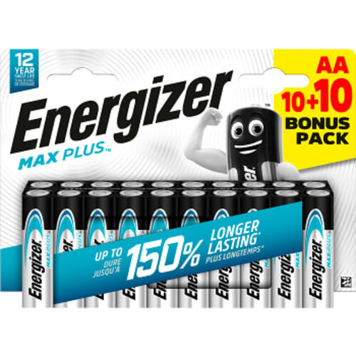 Batteri Max Plus AA 20-pack Energizer