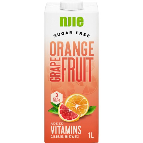 Juice Orange Grapefruit Sockerfri 1l NJIE