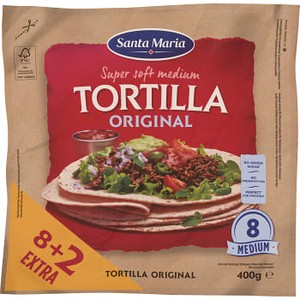 Tortilla Original Medium 8p Santa Maria