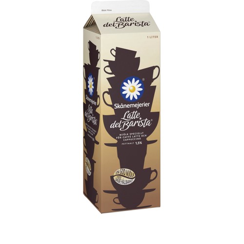 Mjölk Latte del Barista 1,5% 1l Skånemejerier