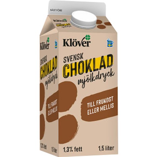 Chokladmjölkdryck 1,3% 1,5l Klöver