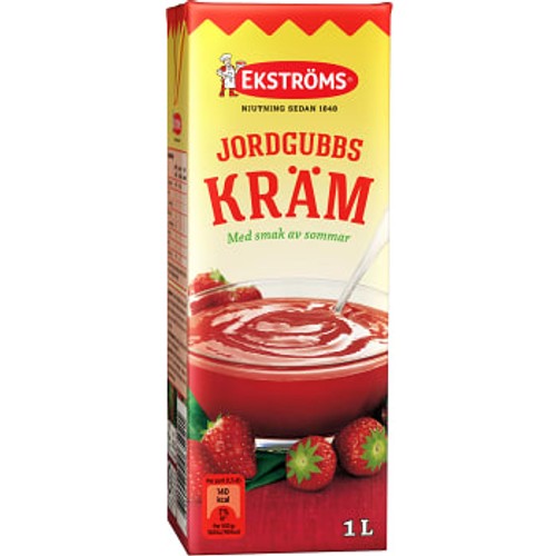 Jordgubbskräm 1l Ekström