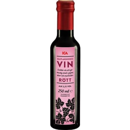 Matlagningsvin Rött 250ml ICA
