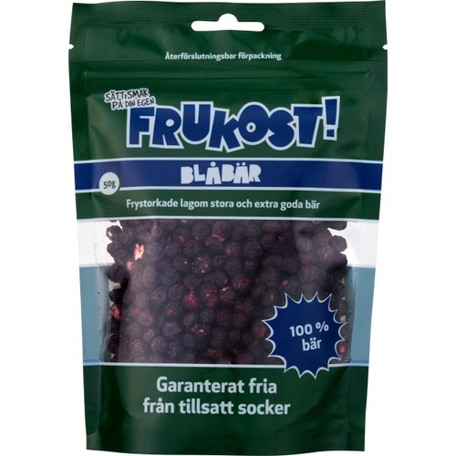 Blåbär Frystorkade 50g Frukost!
