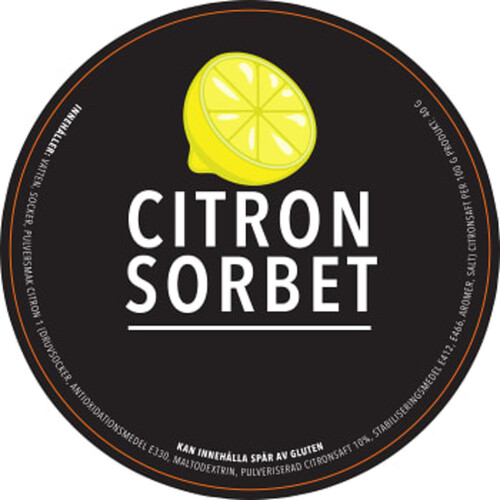 Citronsorbet 0,14l