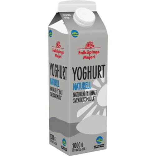 Yoghurt Naturell 3,8-4,5% 1000g Falköpings Mejeri