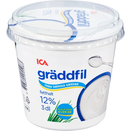 Gräddfil 12% 3dl ICA