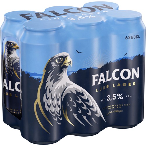 Öl Ljus Lager  3.5%  6x50cl Falcon