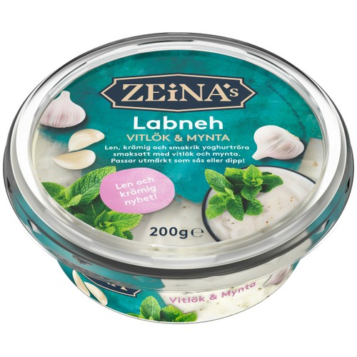 Labneh Vitlök & Mynta 200g Zeinas