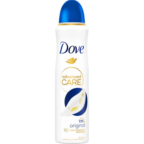 Deodorant 72h Advanced Care Original Spray 150ml Dove