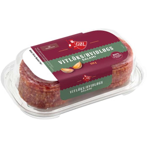 Vitlökssalami skivad 150g Göl Pölser