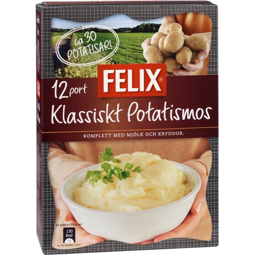 Klassiskt Potatismos 12 port 444g Felix