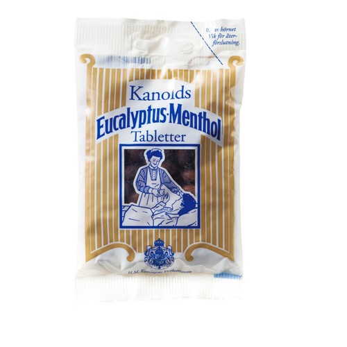 Halstabletter Eukalyptus menthol 65g Kanolds