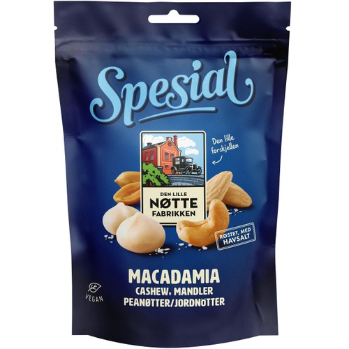 Nötmix med havsalt 190g Lille Nøttefabrikken