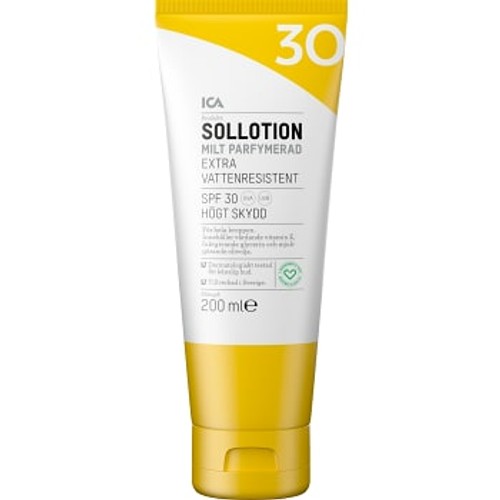 Sollotion SPF 30 200ml ICA Hjärtat