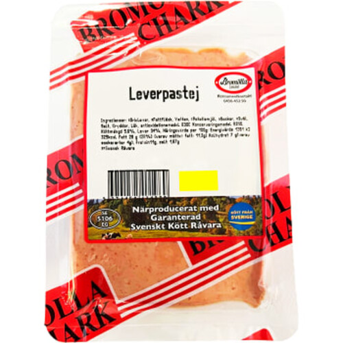 Leverpastej ca 180g Bromölla Chark