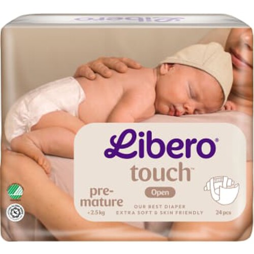 Blöjor Touch Prematur 2,5kg 24-p Miljömärkt Libero