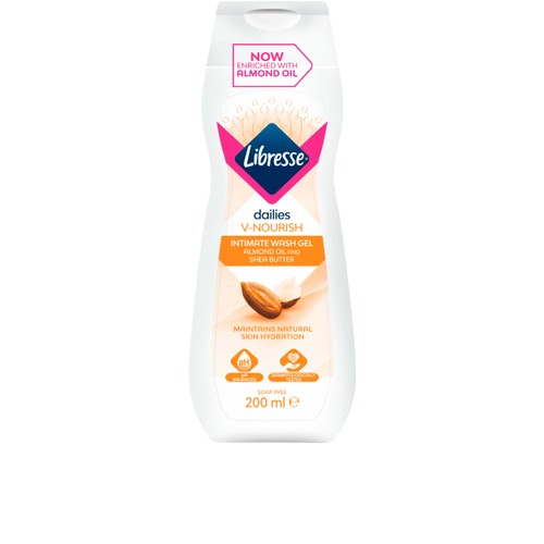 Intimtvätt Mandel Shea 200ml Libresse