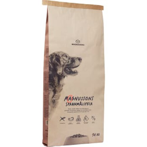 Hundfoder Spannmålsfria 14kg Magnusson