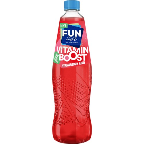 Lightdryck Vitamin Boost Strawberry Kiwi 80cl Fun Light