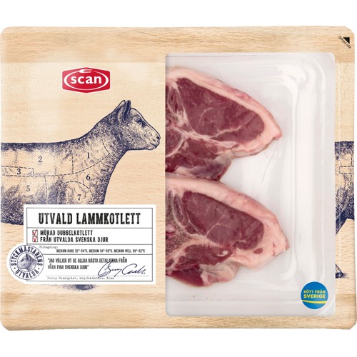 Lammkotlett ca 435g Scan