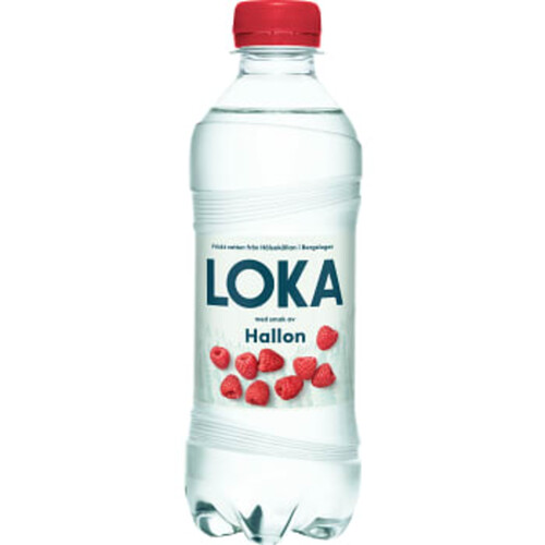 Vatten Kolsyrad Hallon 330ml Loka