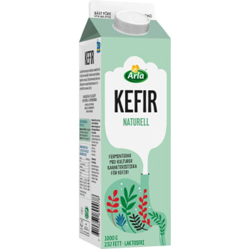 Kefir Naturell Laktosfri 2,5% 1000g Arla®