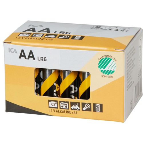 Batteri AA/LR6 24p ICA
