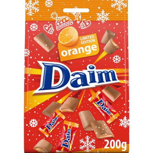 Chokladpåse Mini Orange LTD 200g Daim