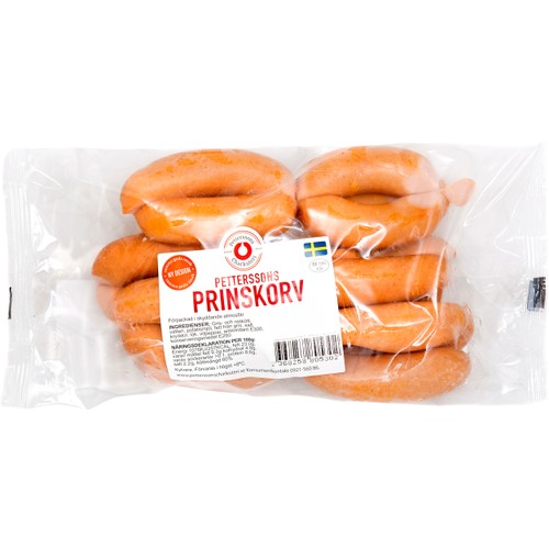 Prinskorv handknuten ca 500g Petterssons Charkuteri