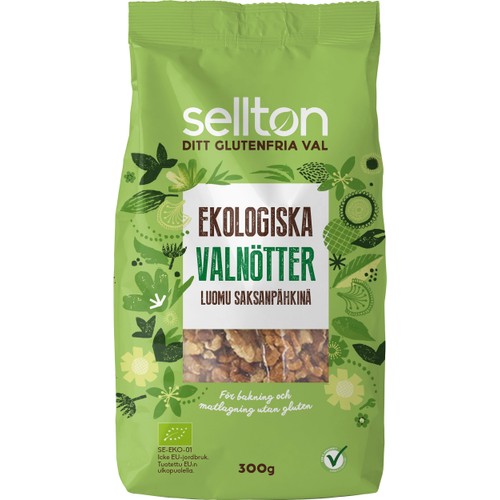 Valnötter Ekologiska 300g Sellton