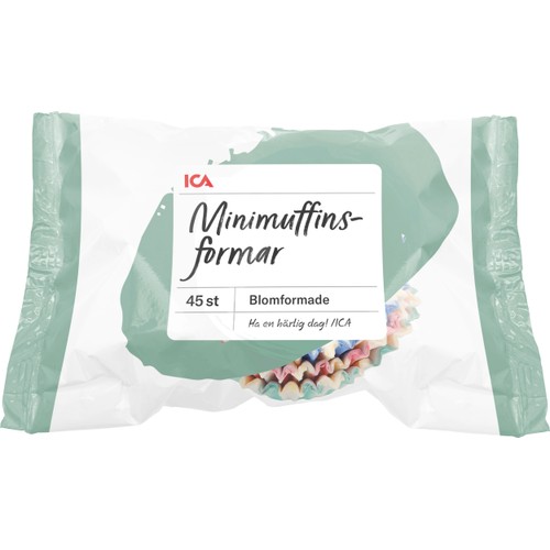 Mini-muffinsformar Blomformade 45-p ICA