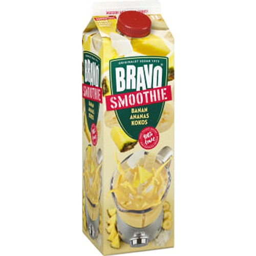 Smoothie Banan ananas & kokos 1l Bravo