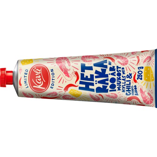 Räkost Het Räka 250 g Kavli