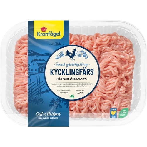 Kycklingfärs 800g Kronfågel