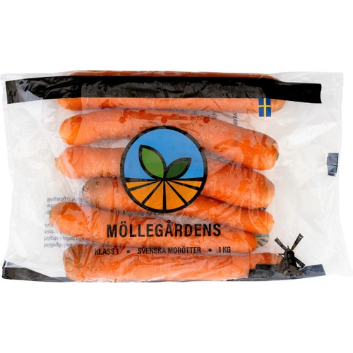 Morötter 1kg Klass 1 Möllegårdens Morötter