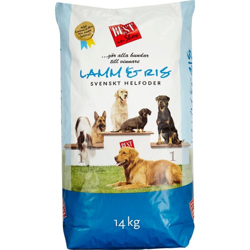 Hundmat Lamm & ris 14kg Best in Show